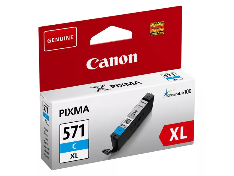 Cartuccia Originale Canon CLI-571c XL 0332C001 (Ciano XL 10,8 ml) Cartuccia Originale Canon CLI-571c XL 0332C001 (Ciano XL 10,8 ml)