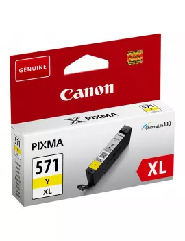 Cartuccia Originale Canon CLI-571y XL 0334C001 (Giallo XL 10,8 ml)