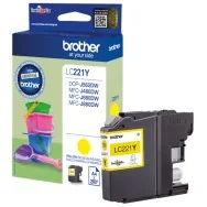 Cartuccia Originale Brother LC-221Y (Giallo 260 pagine)