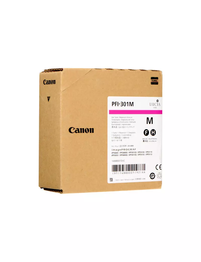 Cartuccia Originale Canon PFI-307m 9813B001 (Magenta 330 ml) Cartuccia Originale Canon PFI-307m 9813B001 (Magenta 330 ml)