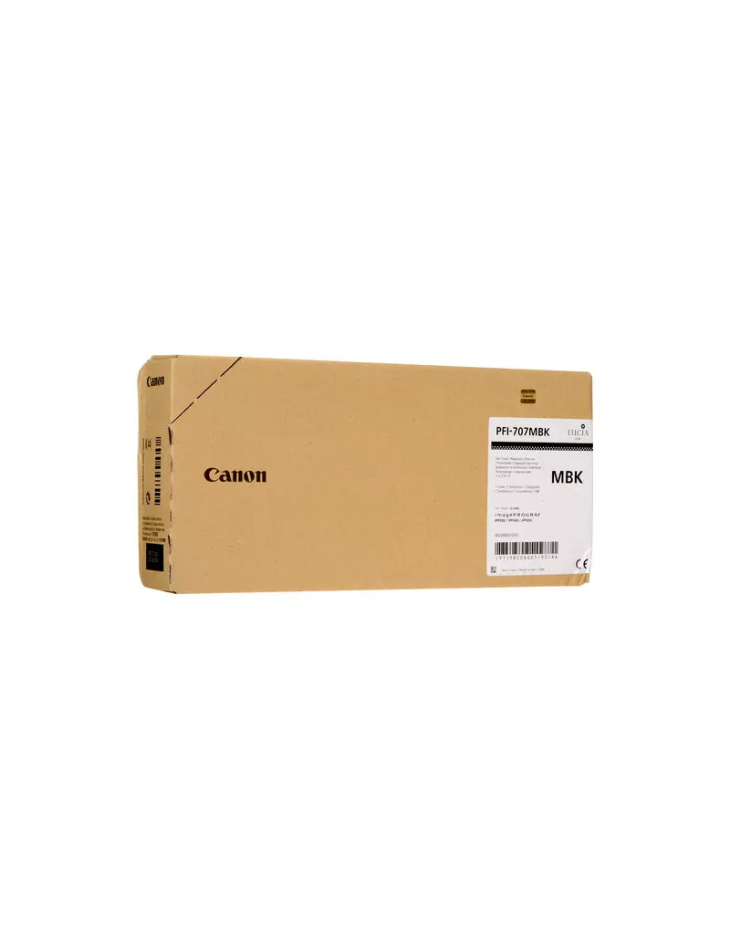 Cartuccia Originale Canon PFI-707mbk 9820B001 (Nero Opaco 700 ml) Cartuccia Originale Canon PFI-707mbk 9820B001 (Nero Opaco 700 ml)