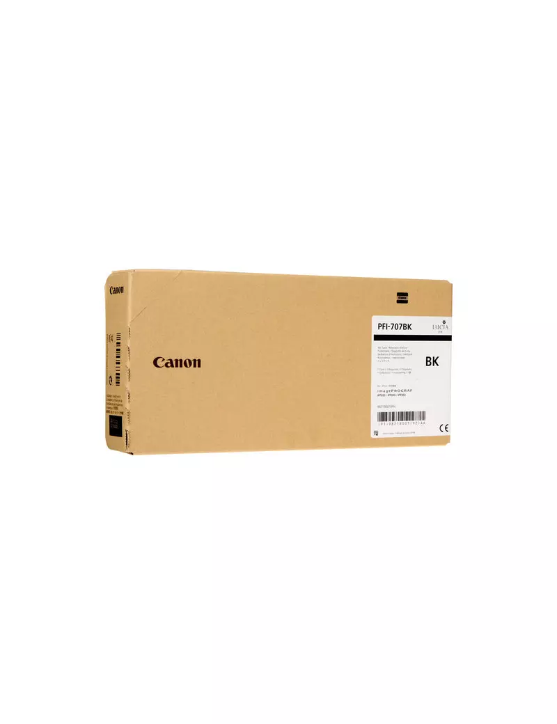 Cartuccia Originale Canon PFI-707bk 9821B001 (Nero 700 ml) Cartuccia Originale Canon PFI-707bk 9821B001 (Nero 700 ml)