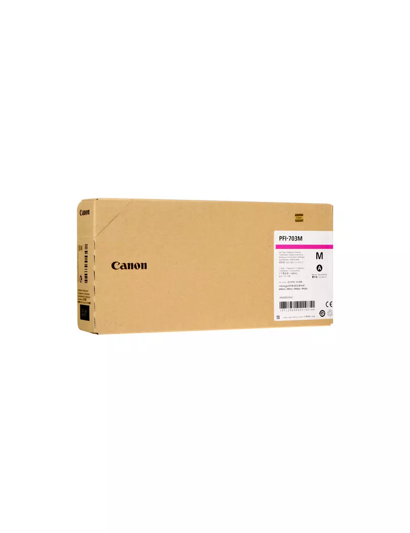 Cartuccia Originale Canon PFI-707m 9823B001 (Magenta 700 ml) Cartuccia Originale Canon PFI-707m 9823B001 (Magenta 700 ml)