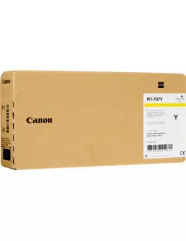 Cartuccia Originale Canon PFI-707y 9824B001 (Giallo 700 ml)