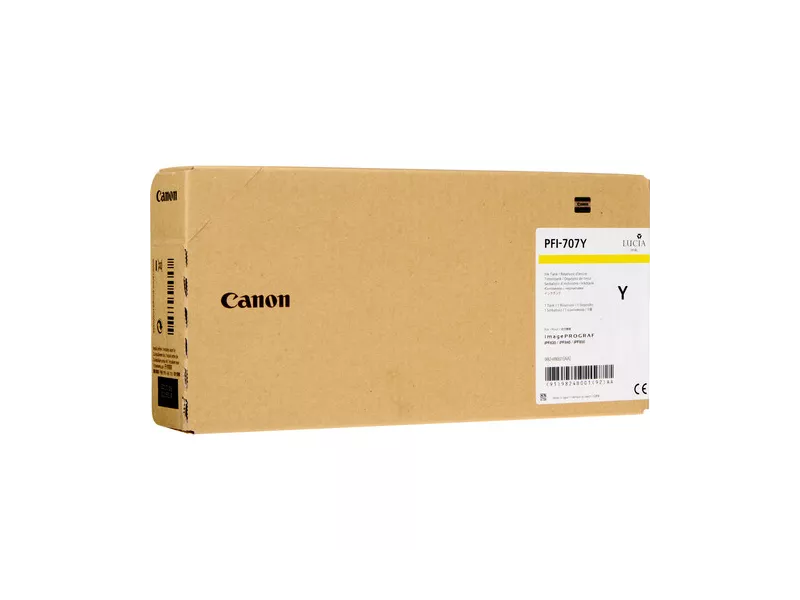Cartuccia Originale Canon PFI-707y 9824B001 (Giallo 700 ml) Cartuccia Originale Canon PFI-707y 9824B001 (Giallo 700 ml)