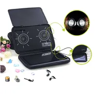 Custodia con Casse Audio Stereo Speaker per iPad mini (Blu)