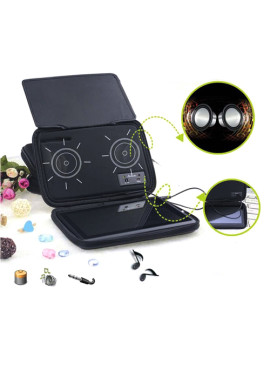 Custodia Casse Audio Stereo Speaker iPad mini Blu