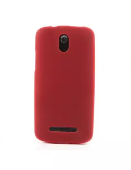 Cover in Silicone Jelly Antiscivolo per HTC Desire 500 506E Rosso