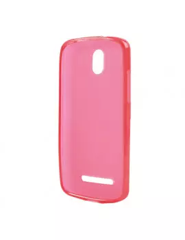 Cover in Silicone Jelly Antiscivolo per HTC Desire 500 506E Rosso
