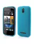Cover in Silicone Antiscivolo per HTC Desire 500 506E Blu 4054048105551