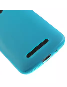 Cover in Silicone Antiscivolo per HTC Desire 500 506E Blu 4054048105551