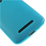 Cover in Silicone Antiscivolo per HTC Desire 500 506E (Blu)