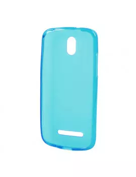 Cover in Silicone Antiscivolo per HTC Desire 500 506E Blu 4054048105551