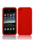 Cover in Silicone Pneumatico per iPhone 4 4S Rosso