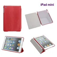 Custodia Tablet Flip Wimitech in TPU Ecopelle per iPad Mini (Rosso)