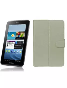 Custodia Pieghevole in Ecopelle Danystar LX1017 Tablet PC 7 Pollici Bianco