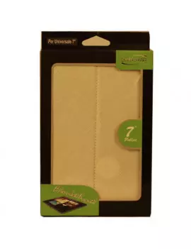 Custodia Pieghevole in Ecopelle Danystar LX1017 Tablet PC 7 Pollici Bianco