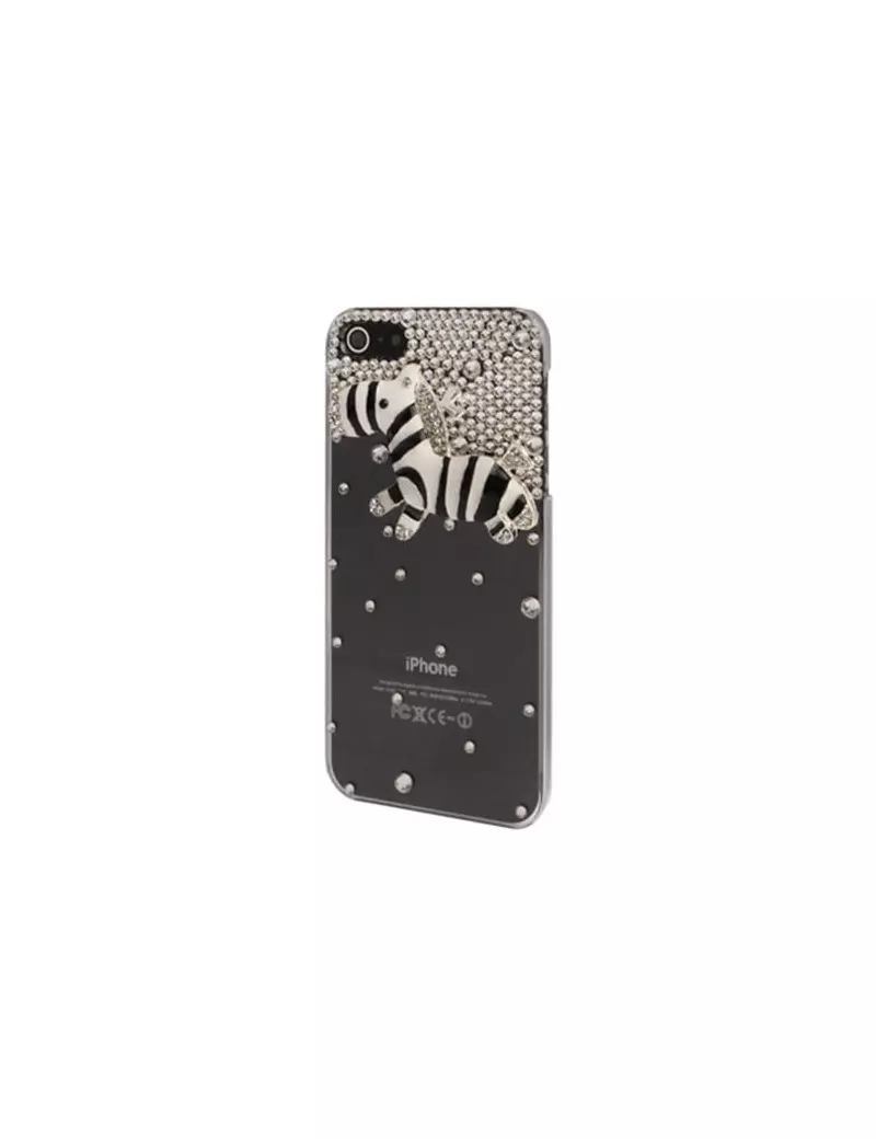 Cover Strass Design Zebra iPhone 5 5S