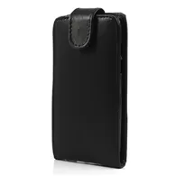 Cover Flip Verticale in Ecopelle per HTC Desire 500 506E (Nero)