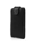 Cover Flip Verticale in Ecopelle per HTC Desire 500 506E Nero