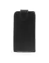 Cover Flip Verticale in Ecopelle per HTC Desire 500 506E Nero