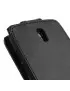 Cover Flip Verticale in Ecopelle per HTC Desire 500 506E Nero
