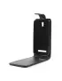 Cover Flip Verticale in Ecopelle per HTC Desire 500 506E Nero
