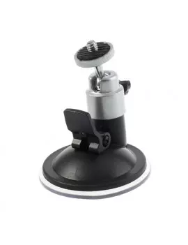 Supporto Sostegno Auto con Ventosa per Fotocamera e Videocamera 360° (Metal)