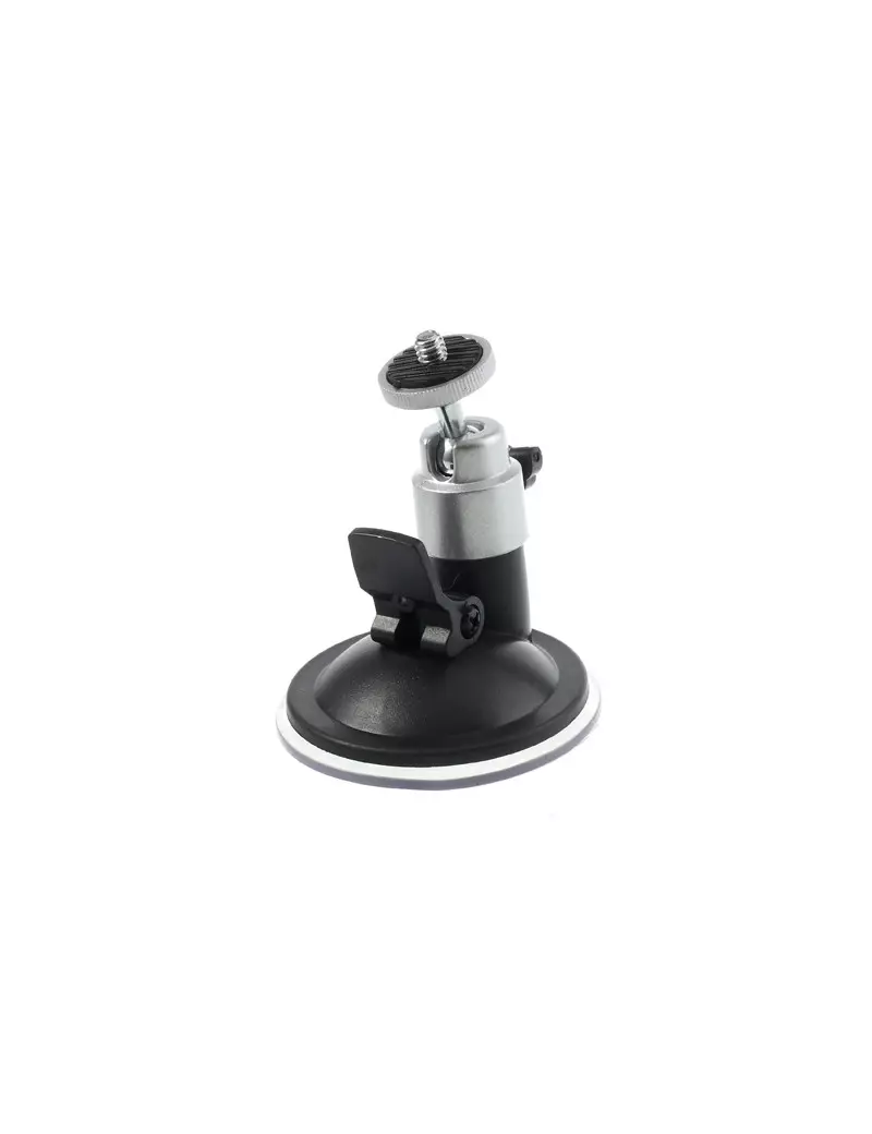 Supporto Sostegno Auto con Ventosa per Fotocamera e Videocamera 360° (Metal)