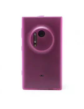 Cover in TPU Silicone Antiscivolo Plug Nokia Lumia 1020 Rosa
