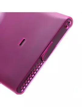 Cover in TPU Silicone Antiscivolo Plug Nokia Lumia 1020 Rosa