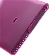 Cover in TPU Silicone Antiscivolo con Plug per Nokia Lumia 1020 (Rosa)