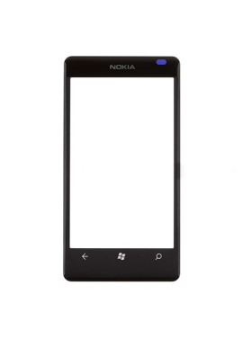 Vetro di Ricambio per Nokia Lumia 800 (Nero)
