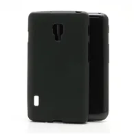 Cover in Silicone Anti Scivolo per LG Optimus L7 II P710 (Nero)