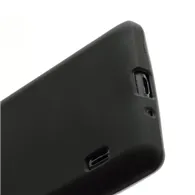 Cover in Silicone Anti Scivolo per LG Optimus L7 II P710 (Nero)