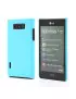 Cover Semi Rigida TPU Anti Scivolo LG Optimus L7 P700 Azzurro