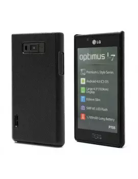 Cover Semi Rigida TPU Anti Scivolo LG Optimus L7 P700 Nero