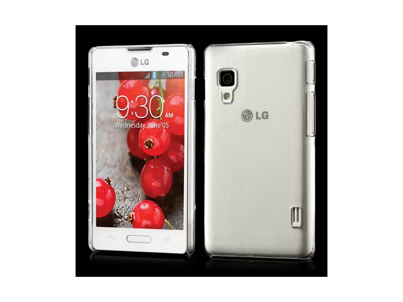 Cover Rigida in TPU per LG Optimus L5 II E460 Trasparente