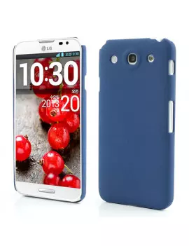Cover Semi Rigida TPU LG Optimus G Pro E985 E980 F240K Blu Scuro