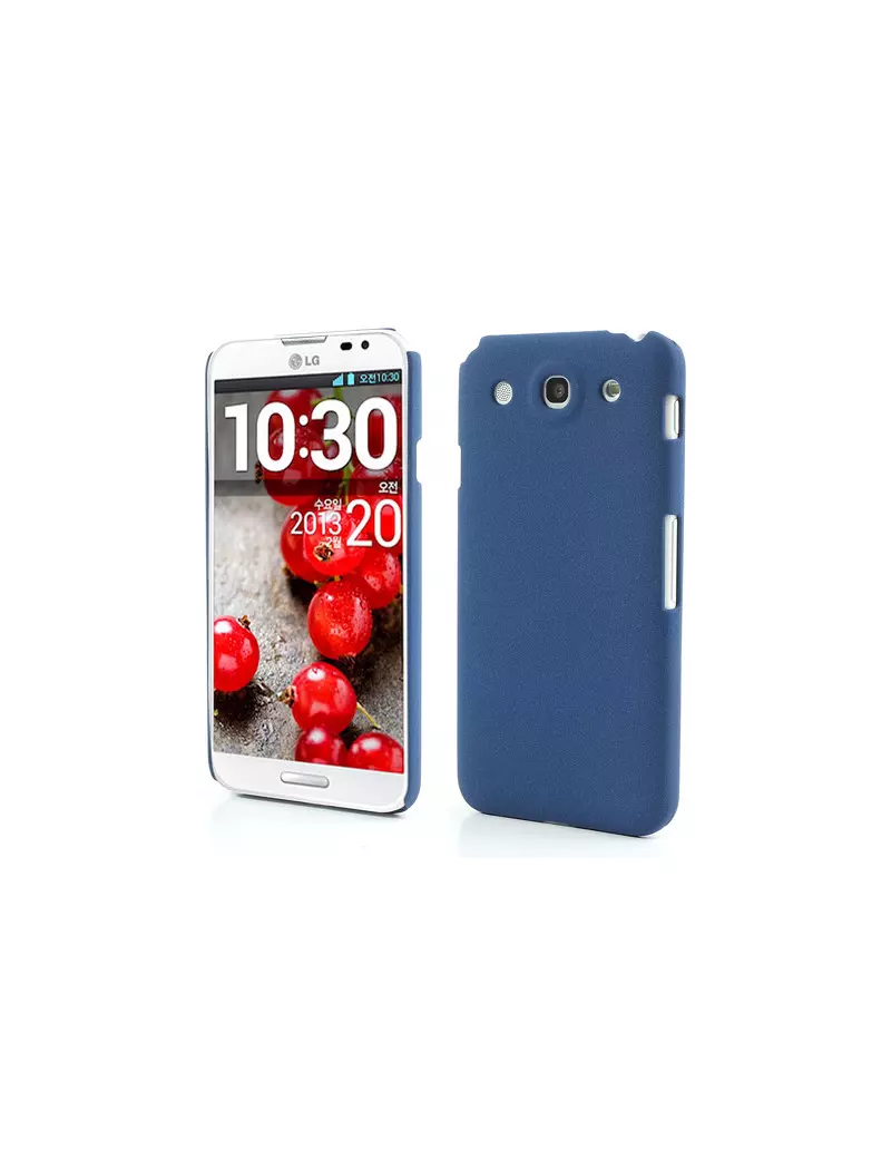 Cover Semi Rigida TPU LG Optimus G Pro E985 E980 F240K Blu Scuro