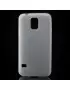 Cover in Silicone Antiscivolo per Samsung Galaxy S5 G900 Bianco