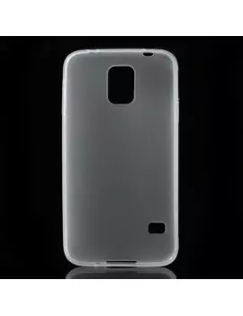Cover in Silicone Antiscivolo per Samsung Galaxy S5 G900 Bianco