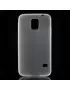 Cover in Silicone Antiscivolo per Samsung Galaxy S5 G900 Bianco