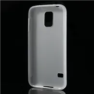 Cover in Silicone Antiscivolo per Samsung Galaxy S5 G900 (Bianco)
