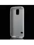 Cover in Silicone Antiscivolo per Samsung Galaxy S5 G900 Bianco