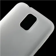 Cover in Silicone Antiscivolo per Samsung Galaxy S5 G900 (Bianco)