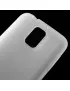 Cover in Silicone Antiscivolo per Samsung Galaxy S5 G900 Bianco