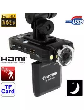 Telecamera per Auto DVR Car Cam Video Full HD 1080P 2" Night Vision Anti-Shake