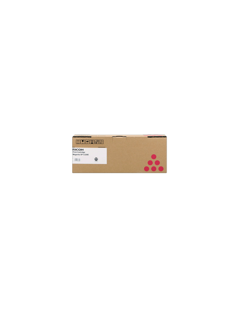 Toner Originale Ricoh Type SP C220 406054 406099 406767 407644 (Magenta 2000 pagine) Toner Originale Ricoh Type SP C220 406054 406099 406767 407644 (Magenta 2000 pagine)
