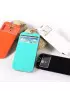 Cover Copribatteria Flip a Portafoglio S-View per Samsung Galaxy S4 i9500 Azzurro 6953156218444